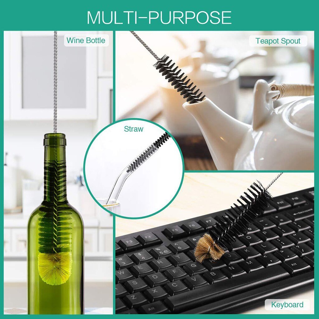 Ultra Long Jug Brush Bottle Brush Washers For Narrow Bottle Kitchen Household Cleaning Accessory Long Handle Bottle Brush #T1P
