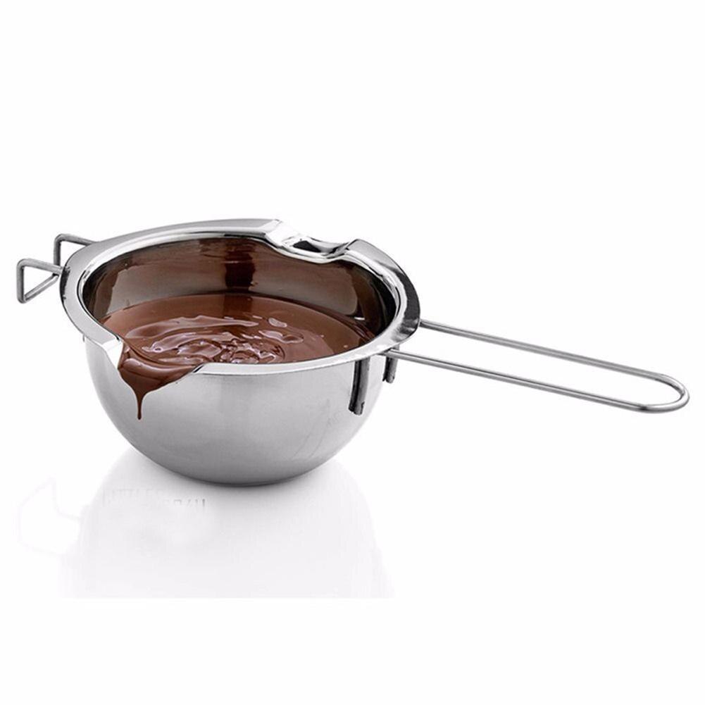 Rvs Chocolade Melt Pot Diy Bakken Tool Voor Fondant Caramel Boter Voor Keuken Accessoires Gereedschap Apparatuur Gadgets