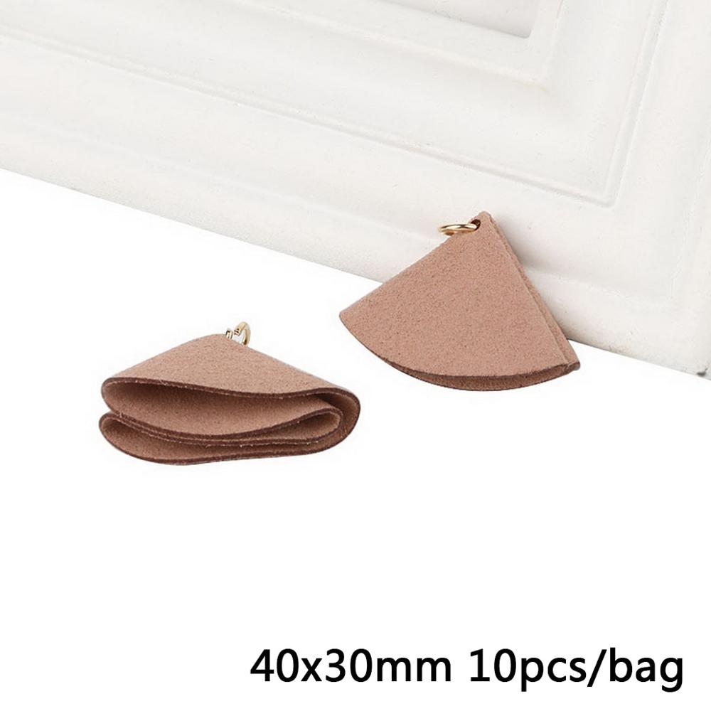 40*30mm veelkleurige mini kwastjes van koreaanse fluwelen clips als decoratie-accessoires voor het maken van sleutelhangers, telefoonhangers en knutselhangers: Khaki