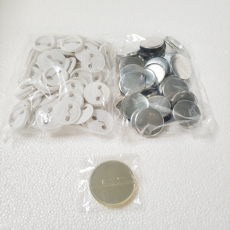 Blank 37Mm 100 Stelt Professionele Badge Button Maker Speld Button Supply Materialen
