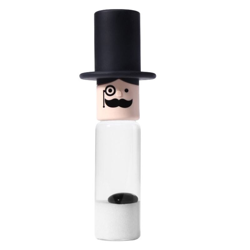 Bonne ferrofluide cylindrique dans une bouteille Anti-Stress jouets magnétique liquide affichage aimant drôle bureau jouet: Black