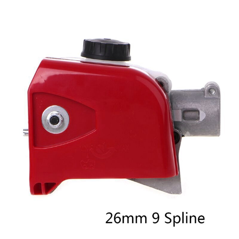 Tree Chainsaw Gear Head 26mm Spline Pole Saw Tree Cutter Chainsaw Gearbox Gear Head Tool 7/9 Spline: 9mm