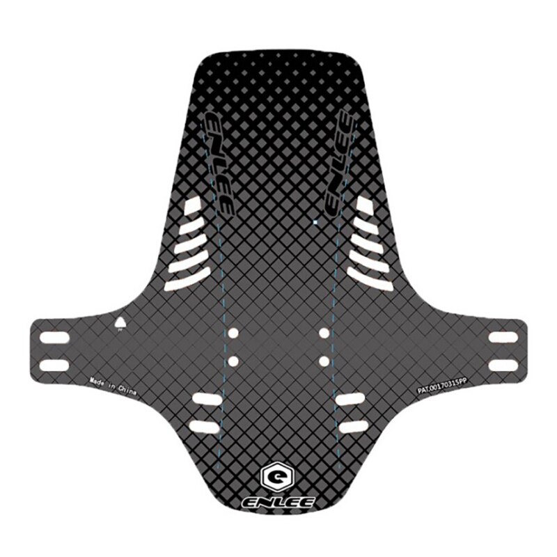 Guardabarros trasero y delantero duraderos para bicicleta, con 6 correas de fijación, para ciclismo de montaña o de carretera: B