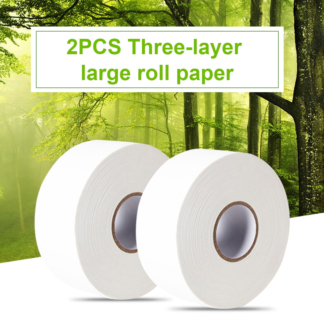 2 Roll Home Bad Papier Bad Toilet Roll Paper Toiletpapier Wit Toiletpapier Wc Roll Tissue Roll 580G papieren Handdoeken