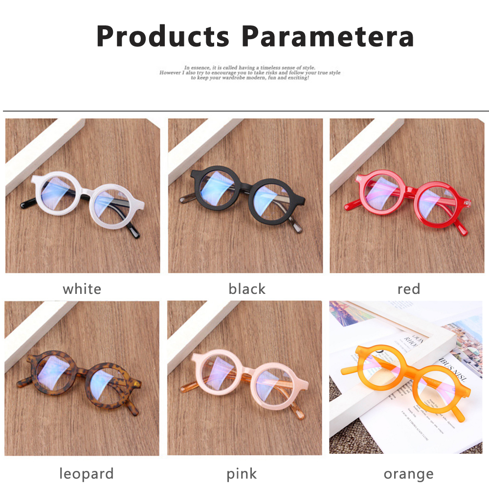 Longkeeper Kids Vintage UV400 Spektakel Ronde Brilmontuur Computer Gaming Clear Lens Uv Anti Blauw Licht Klinknagel Brillen