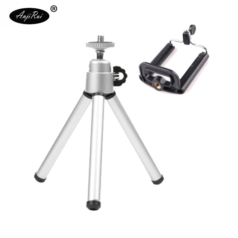 Mini Tripé com Suporte para o iphone 7/Câmera de Vídeo De Esportes Gopro SJ5 sessão Yi Nikon Tripé Para iphone samsung Xiaomi Viagem