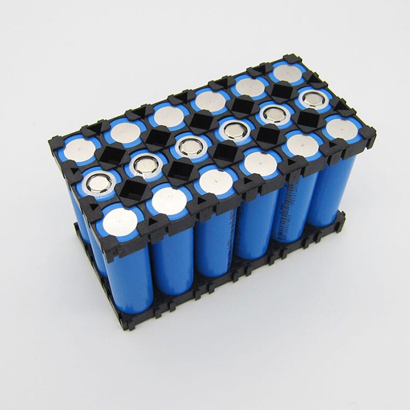 3*6 18650 Lithium Battery Combination Holder Buckle Battery Pack Holder Cylindrical Li-ion Cell Fixture Bracket BMS DIY Parts