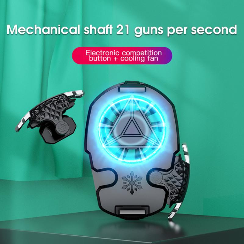 Multi-function Adjustable Gear Low Noise Mobile Phone Shooting Game Cooler System Gaming Controller Joystick Accessory