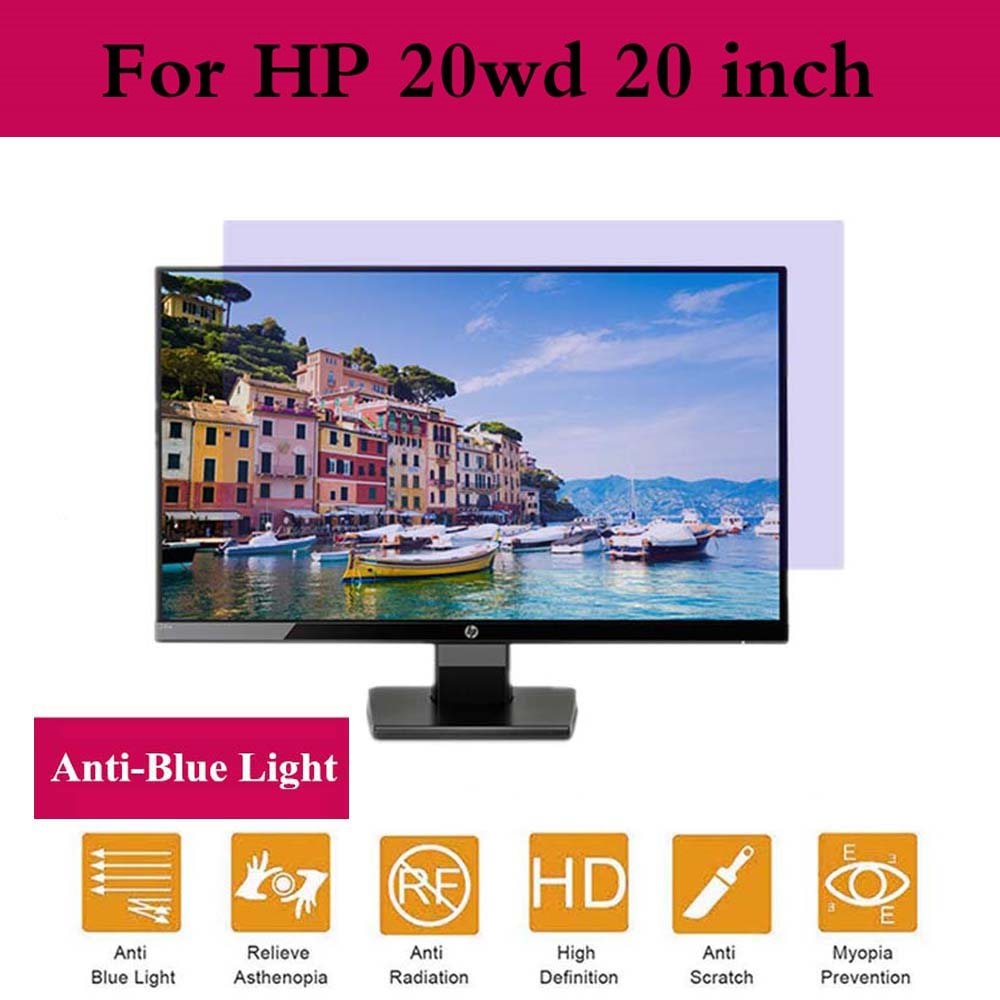 For widescreen pc-skjermer anti-blå antirefleks lcd-skjermbeskyttelsesfilm for  hp 20wd 20 tommer