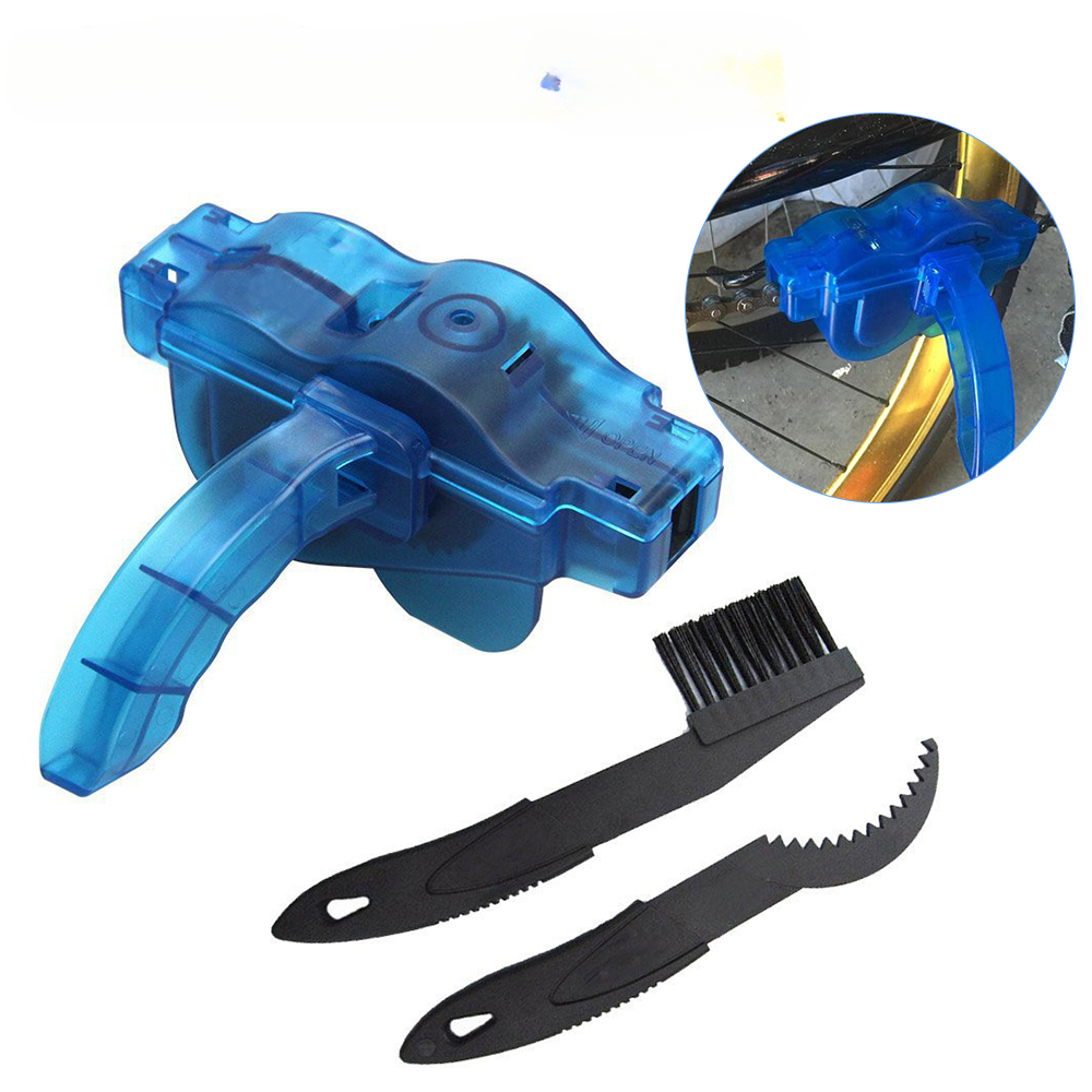 Motorfietskettingreinigingsset Chain Scrubber Gear Cleaner Brush Mountainbike MTB-accessoires: Default Title