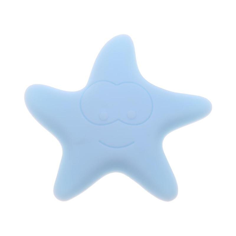 1 stücke Anti-Kollision Griff Schutz Stick auf Wand Silikon Türschloss Tür Rand Sicherheit Wachen Stumm Matte für baby Sichere Pflege: Himmel Blau