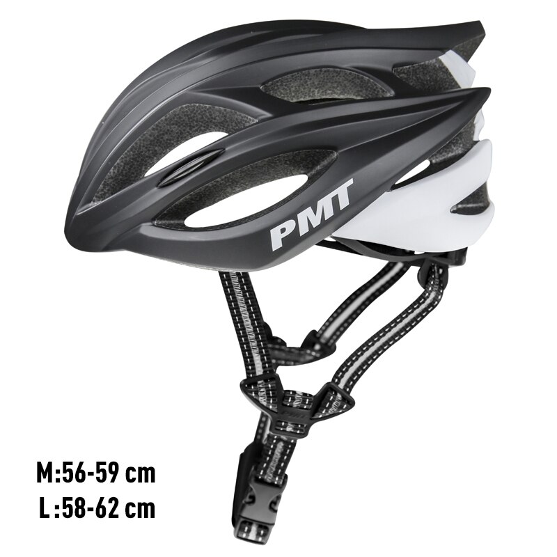 Santic PMT Cyclisme Casque De Sécurité Mat Noir Pour Hommes et Femmes Vélo Casque De Vélo De Route de Montagne monobloc Cyclisme Casque 6: M-12H / M