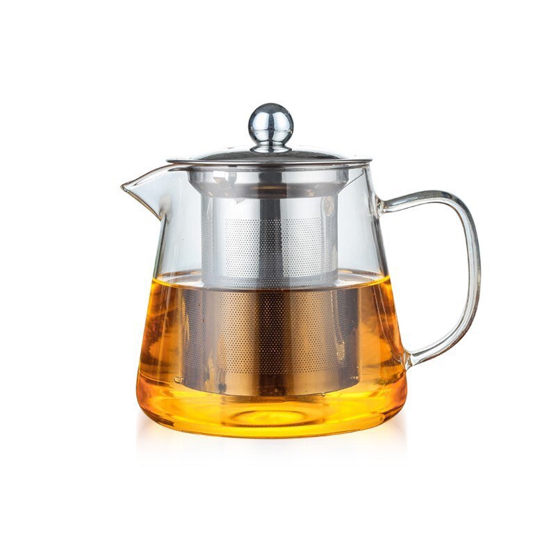 Glazen theepot met zeef - Heksen webshop