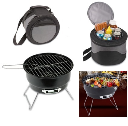 Outdoor Mini BBQ Grill Portable Charcoal BBQ Grill Couple Family Party Camping Barbecue Roasting Brazier Cooking Tools With Shou