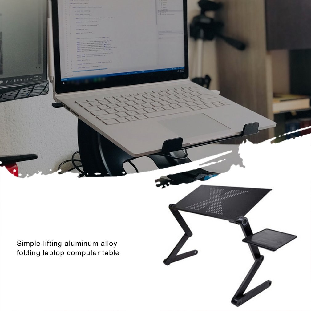 Aluminium Verstelbare Laptop Tafel Draagbare Vouwen Computer Bureau Notebook Desktop Stand Computer Tafel