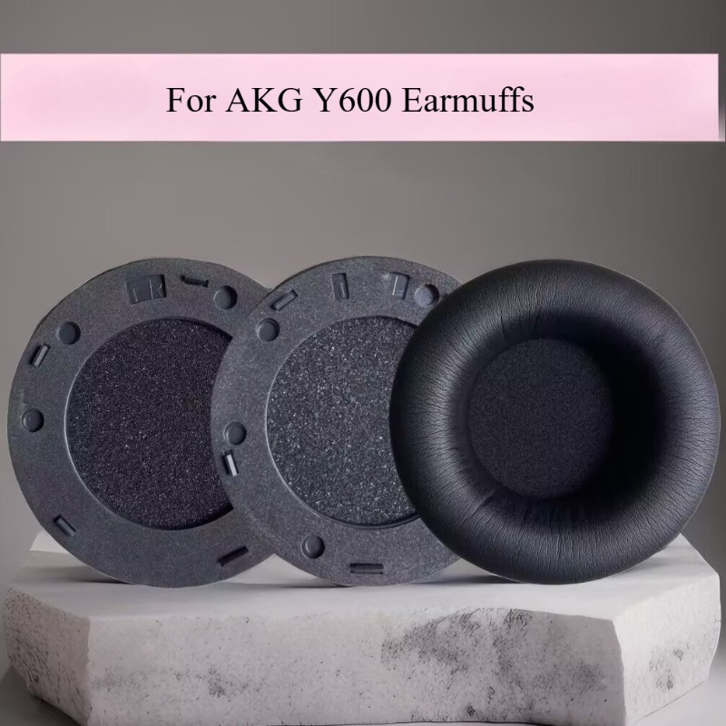 Oorkussen Geschikt voor AKG Y600 Hoofdtelefoon Covers, Y600 PU Oorbeschermers, Spons Vervangende Onderdelen Vervang Accessoires