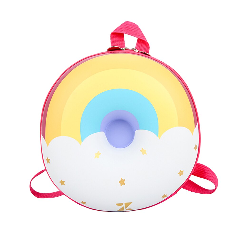 Enfants sac à dos belle beignet arc-en-ciel enfants maternelle école livre sac décontracté sac à dos Vintage sacs pour fille garçon enfants cartable: Multicolor