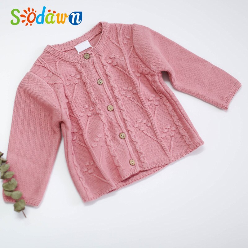Sodawn bebé suéter cárdigan niñas otoño niños abrigo Casual bebé escuela niños ropa ropa infantil ropa de abrigo 0-24M