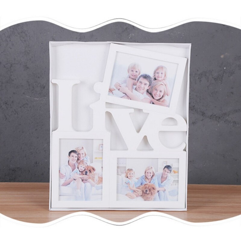 Photo Frame Hanging Wall Combination Three Hanging European Combination Photo Plastic Injection Molding Photo Frame