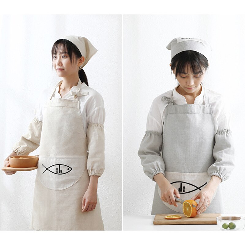 10 stk / parti køkken tørklæde japansk stil røgfri bagning kok hjem mad service cafe bageri sushi tjener trekant tørklæde