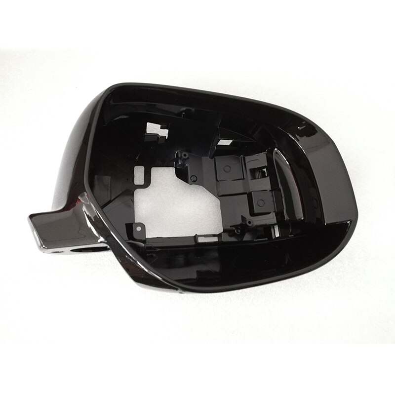 Car accessories HENGFEI Rearview mirror frame Mirror frame for Mitsubishi Outlander: Bright black  R