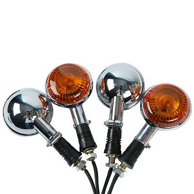 Lanternas de seta para motocicleta, lente laranja frontal para yamaha virago xv250 250 2006 v-max1200 v-star xvs400 xvs650 xvs1100