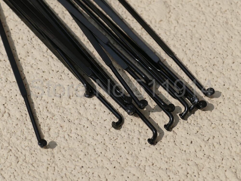 Merkki ruostumaton teräs pyöräily polkupyörän pinnat pyörän pinnat aero pinnat 238 245 248 254 252 265 273 260mm - 10 kpl pinnat