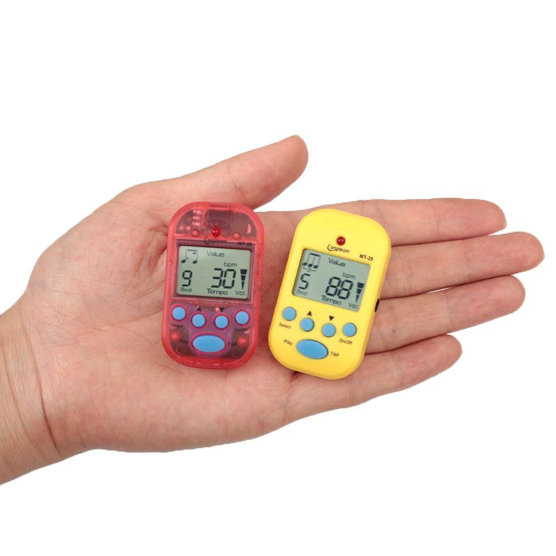 Mini Portable Metronome Piano Zither Guitar Rhythm Device Electric Metronome