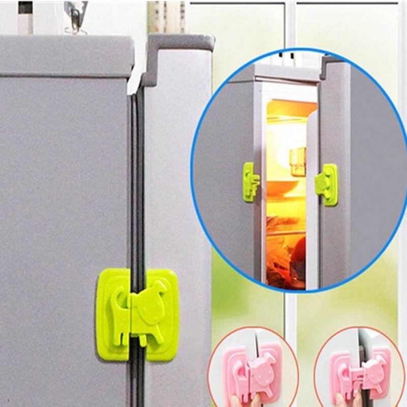 Verrou d&#39;armoire de sécurité pour bébé, en forme de dessin animé, soins pour bébé, produits pour serrure de porte de réfrigérateur