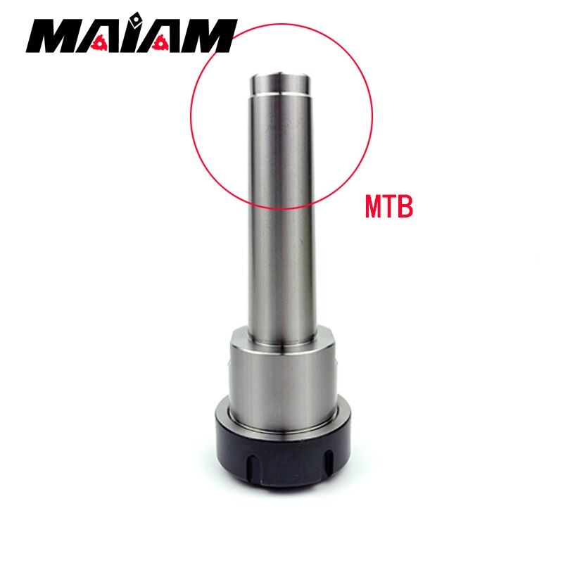 a set high precision 0.008 ER collet + mt tool holder MT2 MT3 MT4 ER25 ER32 Thread M10 M12 M16 rear pull flat tail tool holder: MT4-ER32(9PCS) / MTB