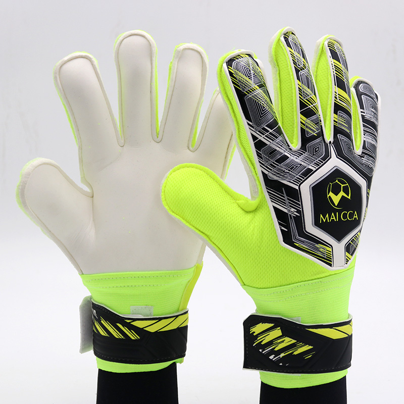 Professionele Kids Dikke Latex Handschoenen Jongens Voetbal Doelman Goalie Voetbal Handschoenen Vinger Guard Goalie Voetbal keepers Handschoenen