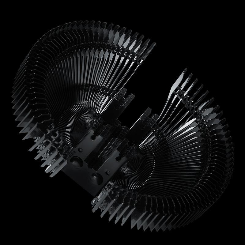 12cm Streamer Phantom Desktop Computer Cpu Radiator Color Intel 115x Amd Cooling Fan