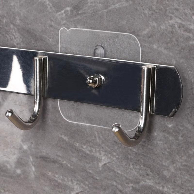 2-10Pcs Screw Wall Hooks Self Adhesive Hangers Seamless Nail Screw Free Sticker Hook for Wall Mount Kitchen Bathroom Home Office