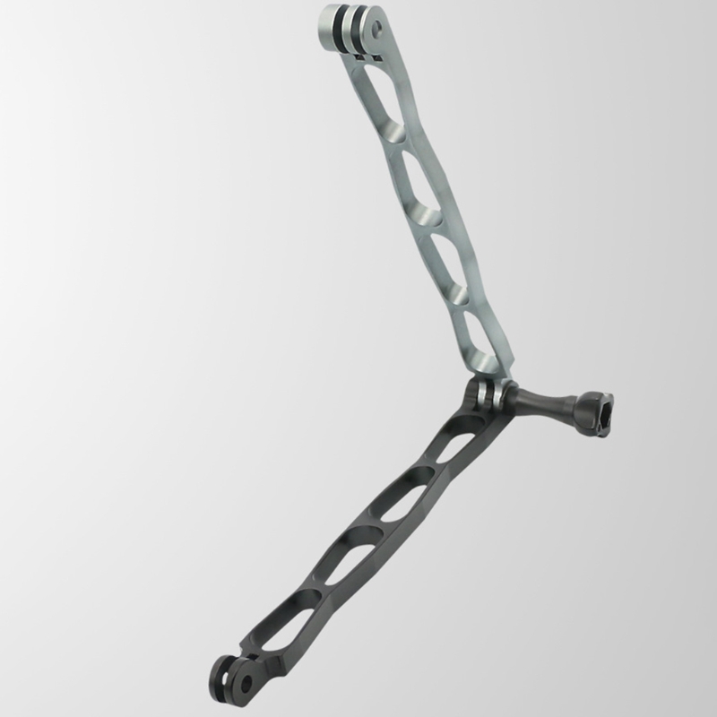 A9LC Aluminum Extension Arm Extender Bar Helmet Stick Mount for 360 One R/Hero/OSMO