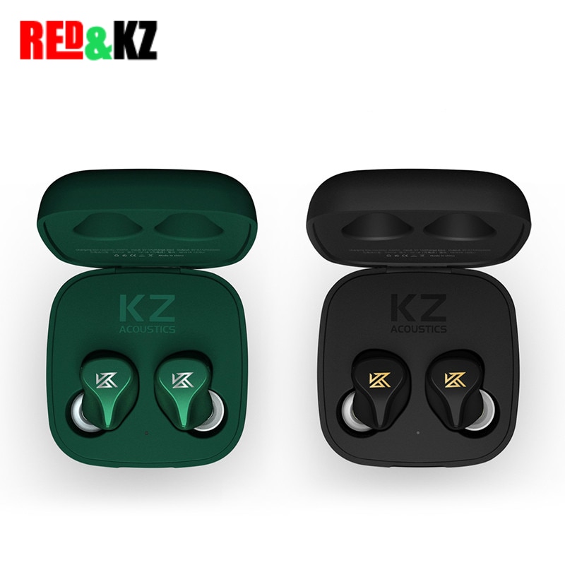 KZ-Auriculares deportivos Z1 S1TWS con Bluetooth V5.0, dispositivo de audio con Control táctil magnético Dual, con cancelación de ruido, para Iphone, Huawei, Xiaomi y Samsung