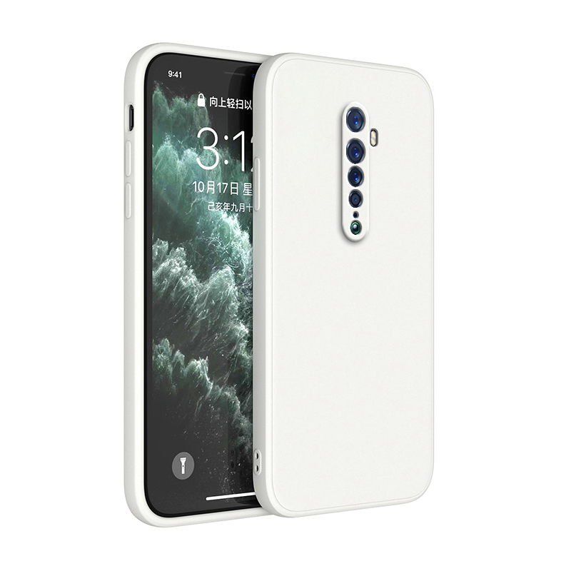 Funda Original para OPPO Reno 2 2F 2Z, protección de cámara, cuadrada, de silicona líquida Reno2, suave, de lujo, ultrafina, a prueba de golpes