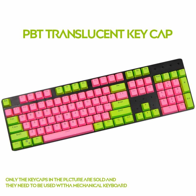 104-tasten Pbt Tastenkappen Doppel Schuss Transluzenten Tastenkappen OEM Profil Für Cherry MX Schalter Mechanische Tastatur: Blooming season