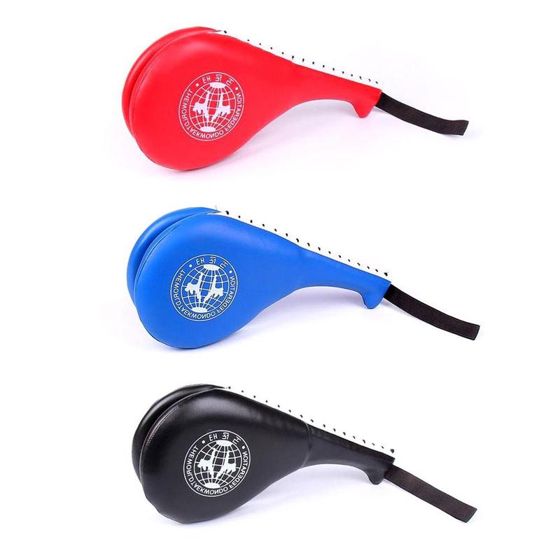 Boxing Pads Taekwondo Karate Equipment Punch MMA PU Rebound Sponge Pads Double Kick Kids Adult Boxing Target Pad Fitness Train