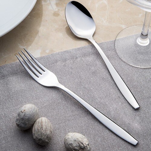 Spoon Set Dining Set Dining Set 60 Piece Dinnerware Tablespoon Turkey Family Pack sub-Saharan River Plain