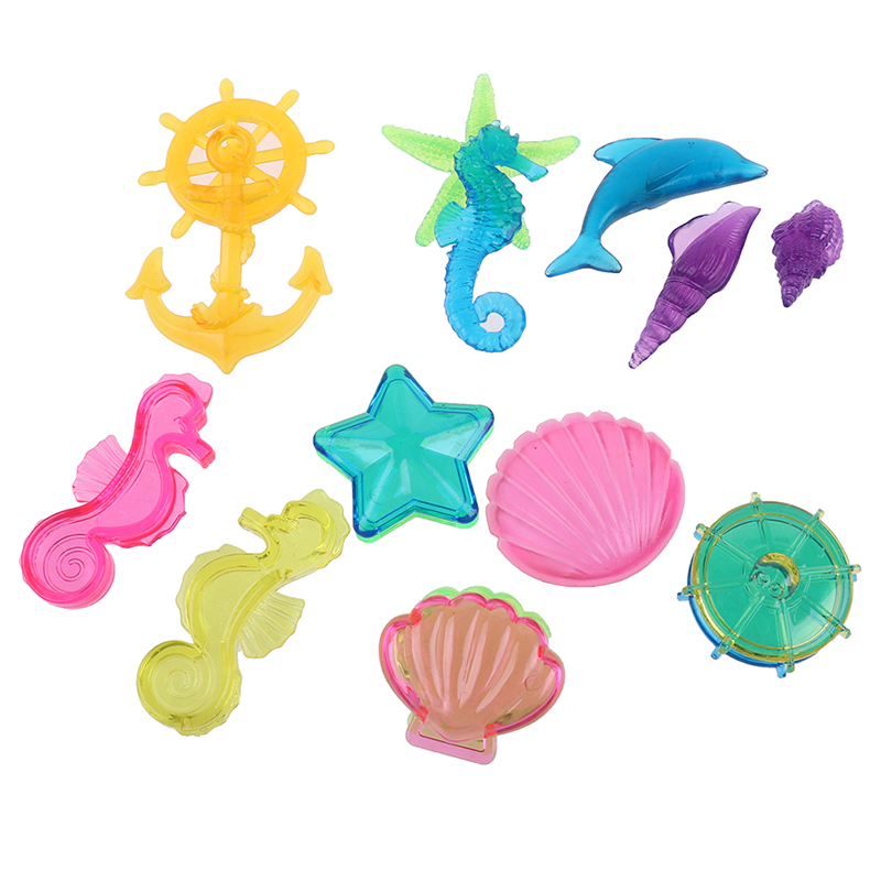 Children's Summer Play Underwater Entertainment Game Props Diving Gem Toy Set