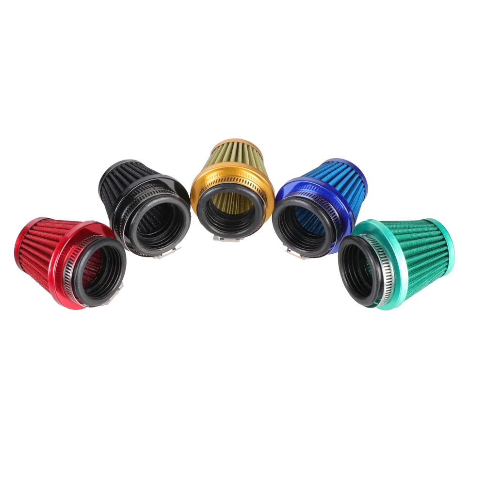 Filtre à air pour moto et scooter, 38mm, 45mm, 50mm, 60mm, kit d'induction d'admission pour dean 6, 50cc, 110cc, 125cc, D343, Pit Bike, façades RL
