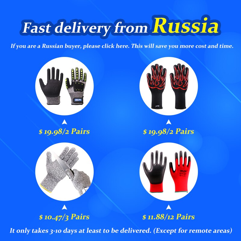 Anti Impact Gloves Anti Vibration oil-proof GMG Yellow HPPE GMG TPR Safety Work Gloves Cut Resistant Gloves