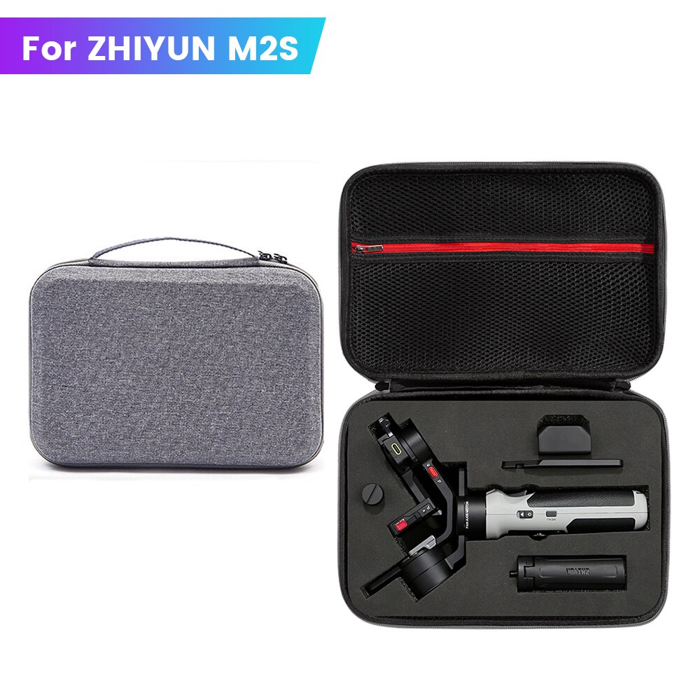 Caso de transporte para zhiyun m2s estabilizador saco armazenamento cardan handheld bolsa de viagem caixa de armazenamento para zhiyun CRANE-M2S acessórios