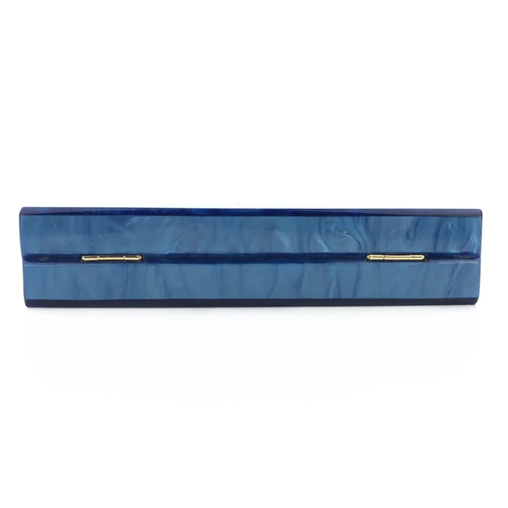 Neue blau perle mond sterne landschaft acryl abend tasche universe muster kupplung geldbörse luxus frauen party hardbox handtasche