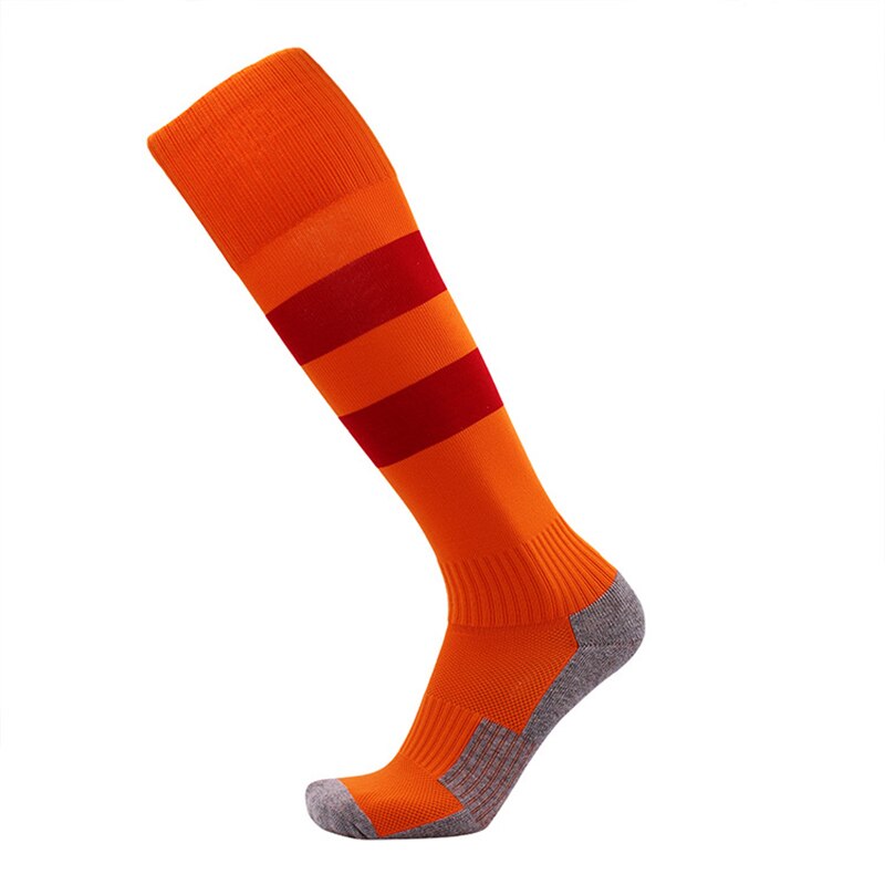 Brothock fußballsocken handtuch kinder fußball fußball socken Dicke strümpfe nylon sport socken streifen muster hersteller