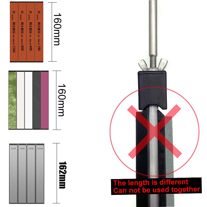 Fixed Knife Sharpener Sharpening stone Kitchen Sharpening system Angle Honing Diamond Grinder 80-3000# Whetstone