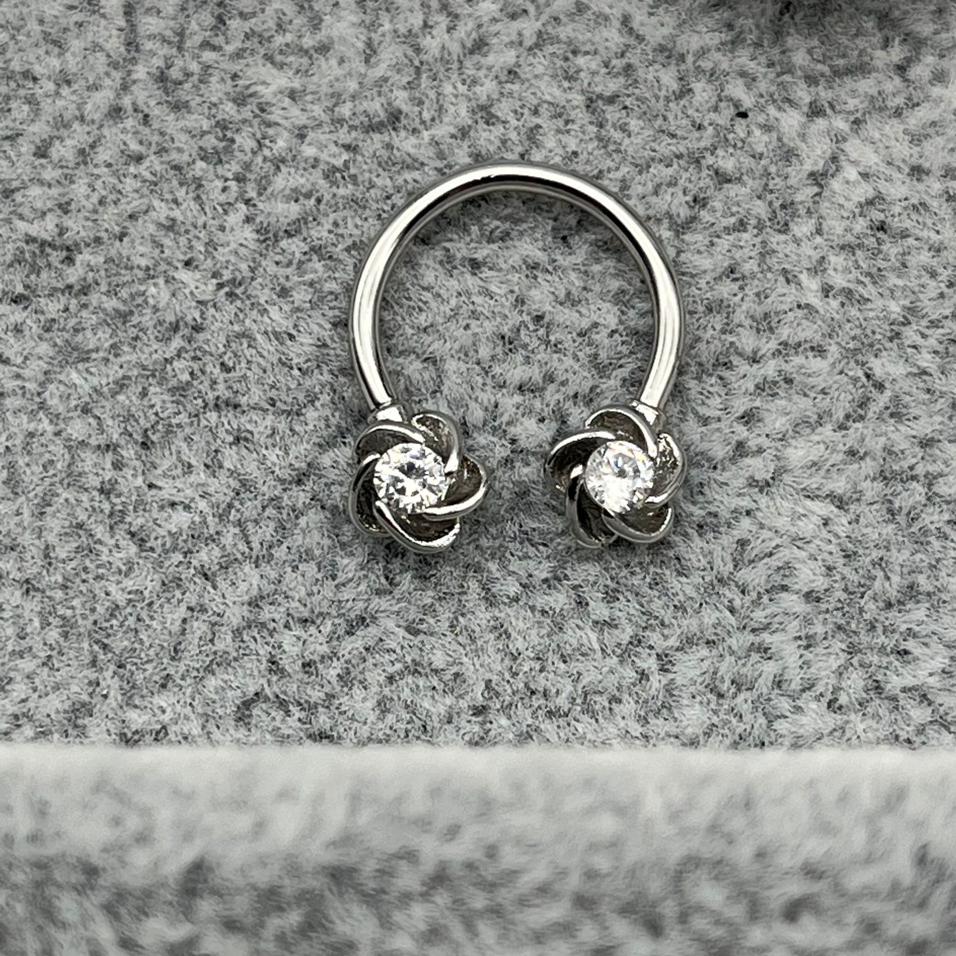 1pc Luna estrella nariz anillo aro tabique Piercing Acero inoxidable hélice oreja cartílago pendiente Tragus BCR herradura joyería del cuerpo 16G