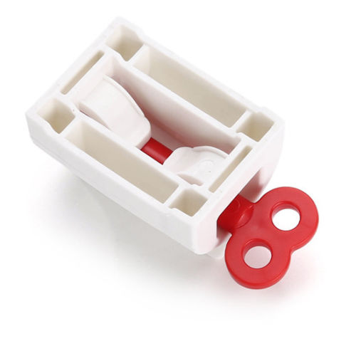 Cute Rolling Squeezer Toothpaste Dispenser Tube Partner Stand Hanging Holder