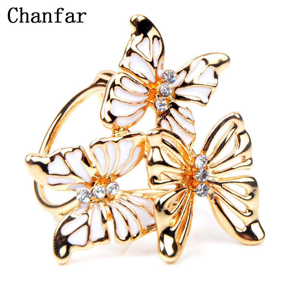 Butterfly Brooch Scarf Buckle Clip Women Beautiful Rhinestone Brooch Jewelry For Women Accessories