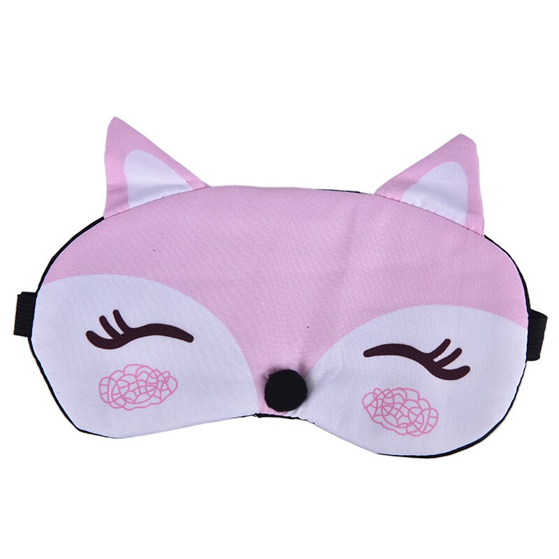 Baumwolle Fuchs Augenklappe Schlaf Augen Maske Eyeshade Travel Schlaf Maske Niedliche Auge Abdeckung Rest Auge Band Schlaf-beihilfen Kinder Auge augenbinden: Gold